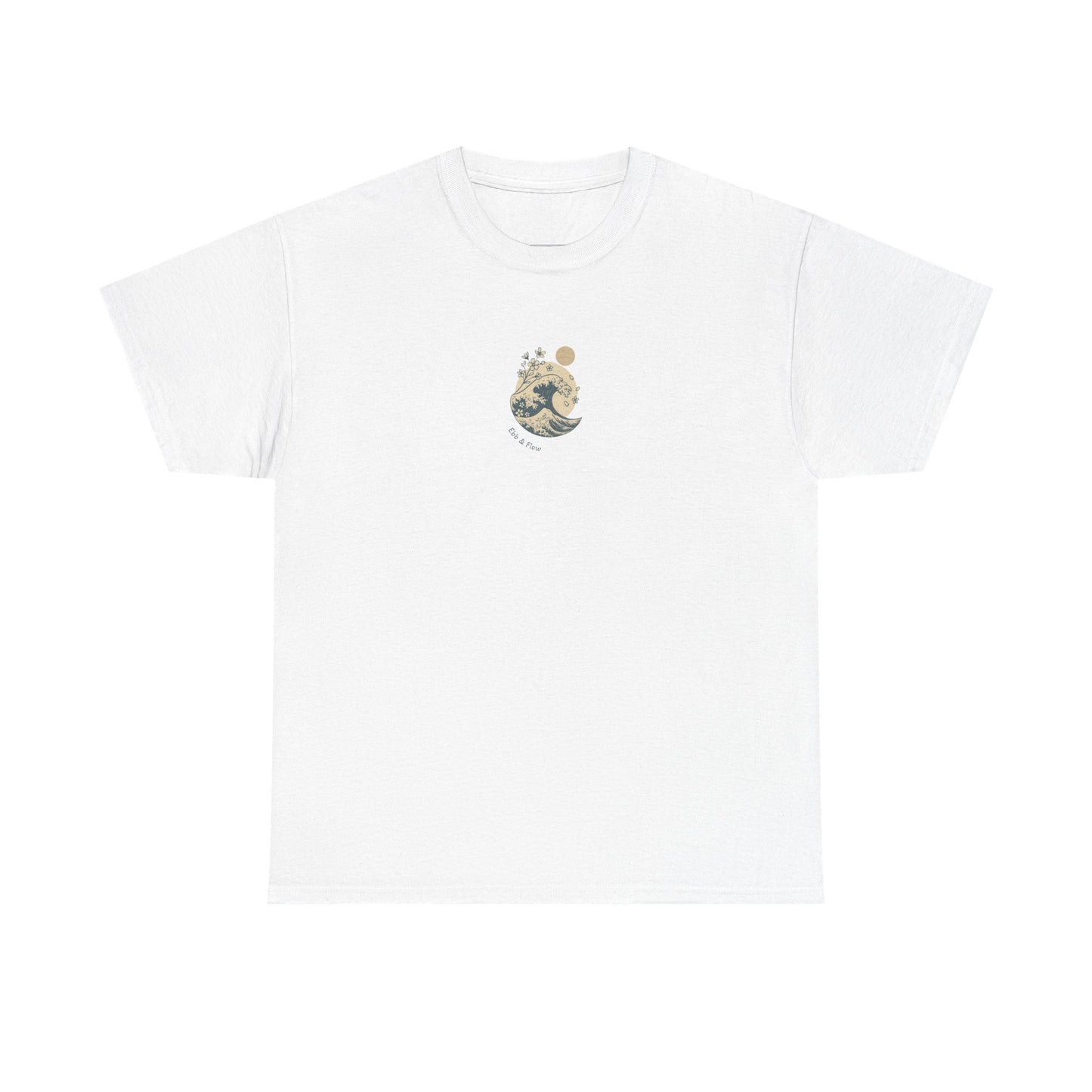 Ebb & Flow Tee | Hokusai Wave & Moon Inspirational T-Shirt