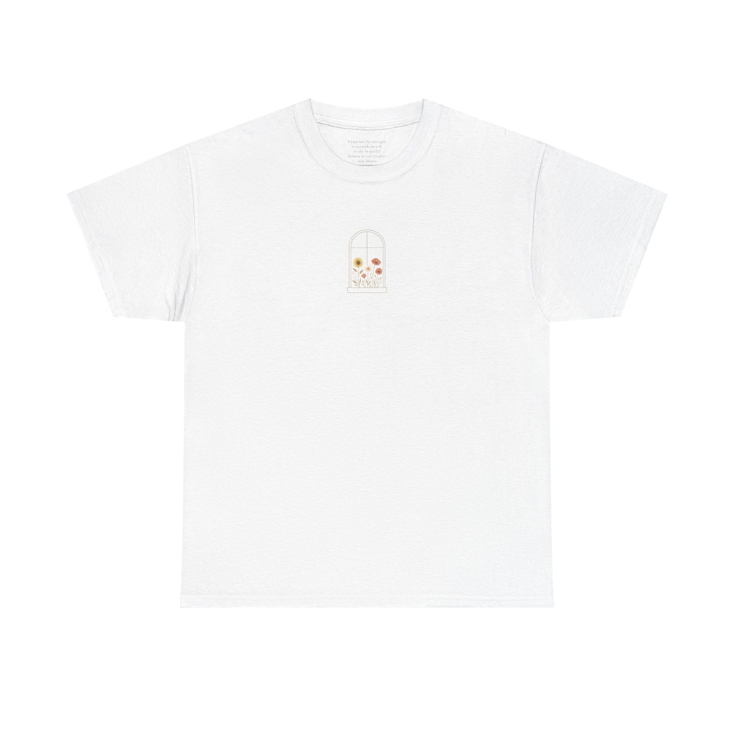 Flowers in the Window Tee | Self-Care Hidden Blessing New Mum Gift T-Shirt