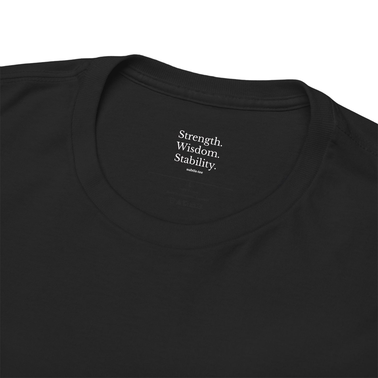 Oak Tree Tee | Strength Wisdom Stability Minimalist Gift T-Shirt for Dad or Him
