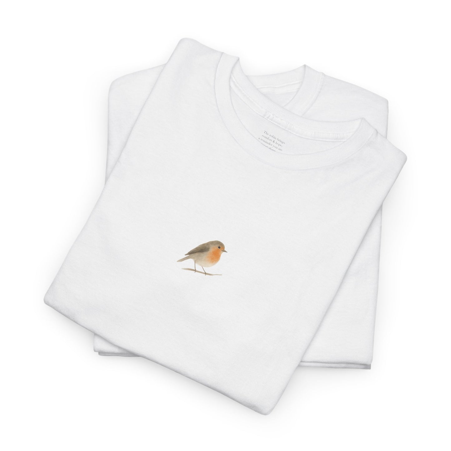 Robin Tee | Minimalist Christmas Hidden Message T-Shirt