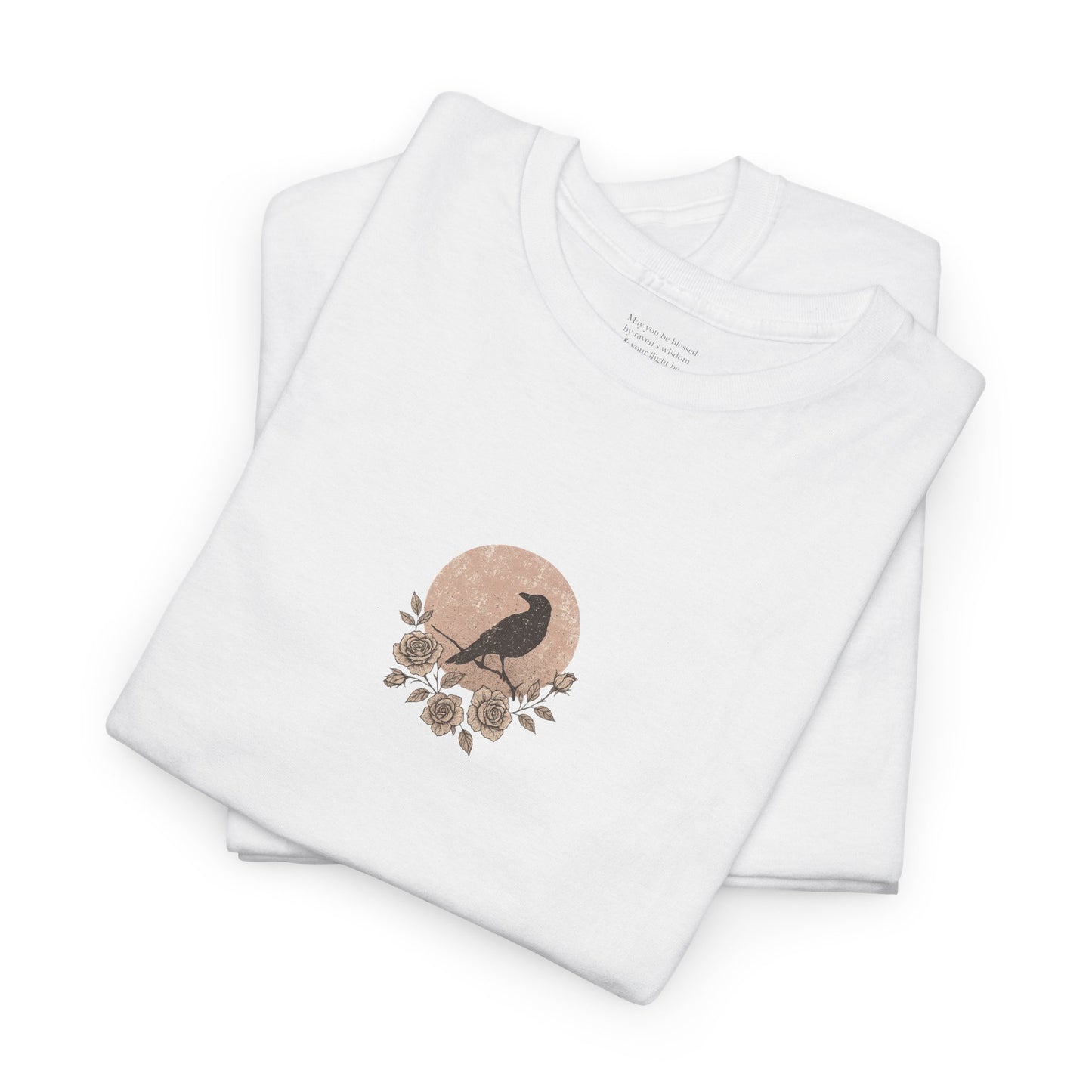 Raven Tee | Gothic Moon Halloween T-Shirt