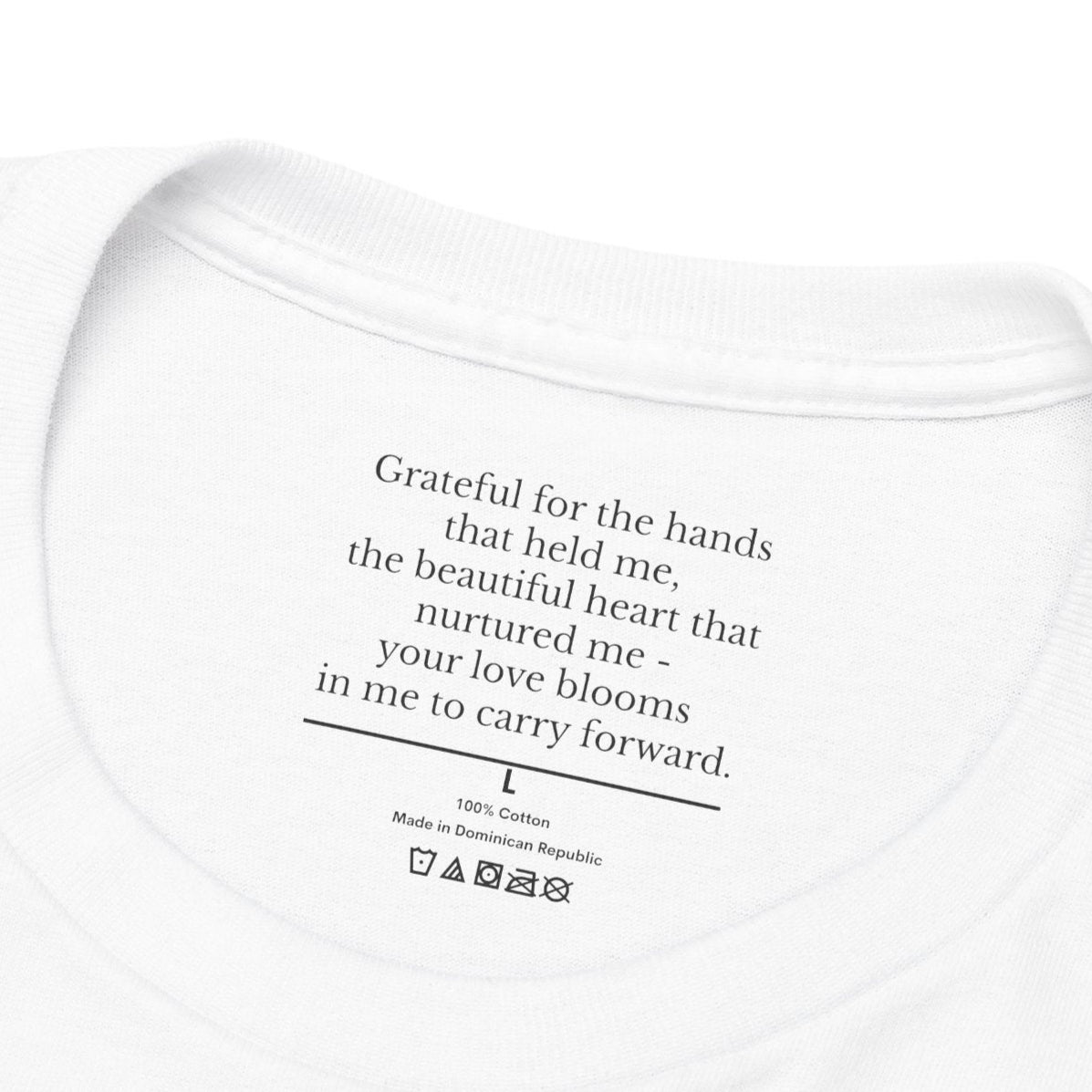 Hands That Held Me Tee | Heart, Hands & Poppy Heartfelt Gift for Mum T-Shirt