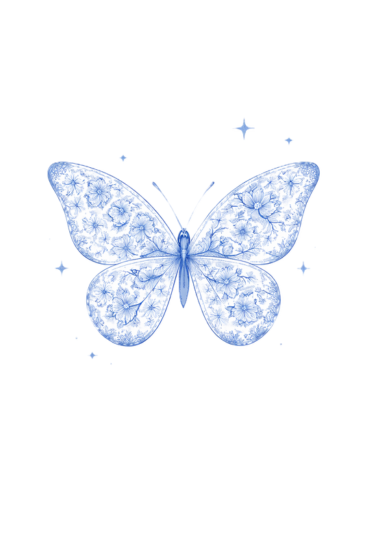 Metamorphosis Butterfly Tee | Minimalist Transformation Hidden Message T-Shirt