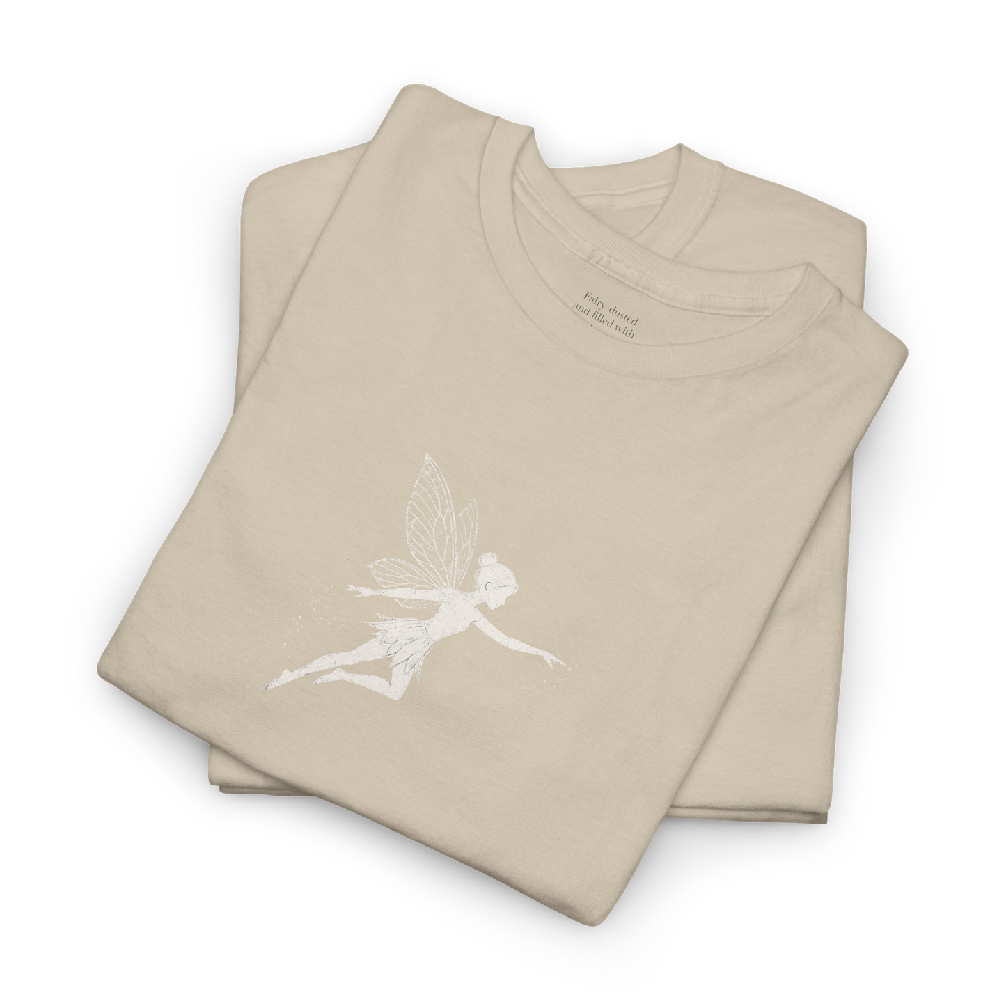 Fairy Tee | Minimalist Fairy Illustration Good Luck T-Shirt