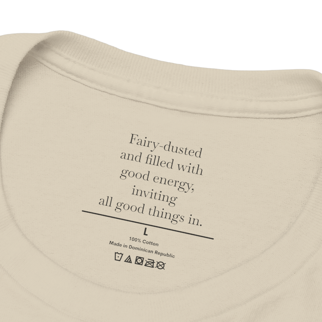 Fairy Tee | Minimalist Fairy Illustration Good Luck T-Shirt