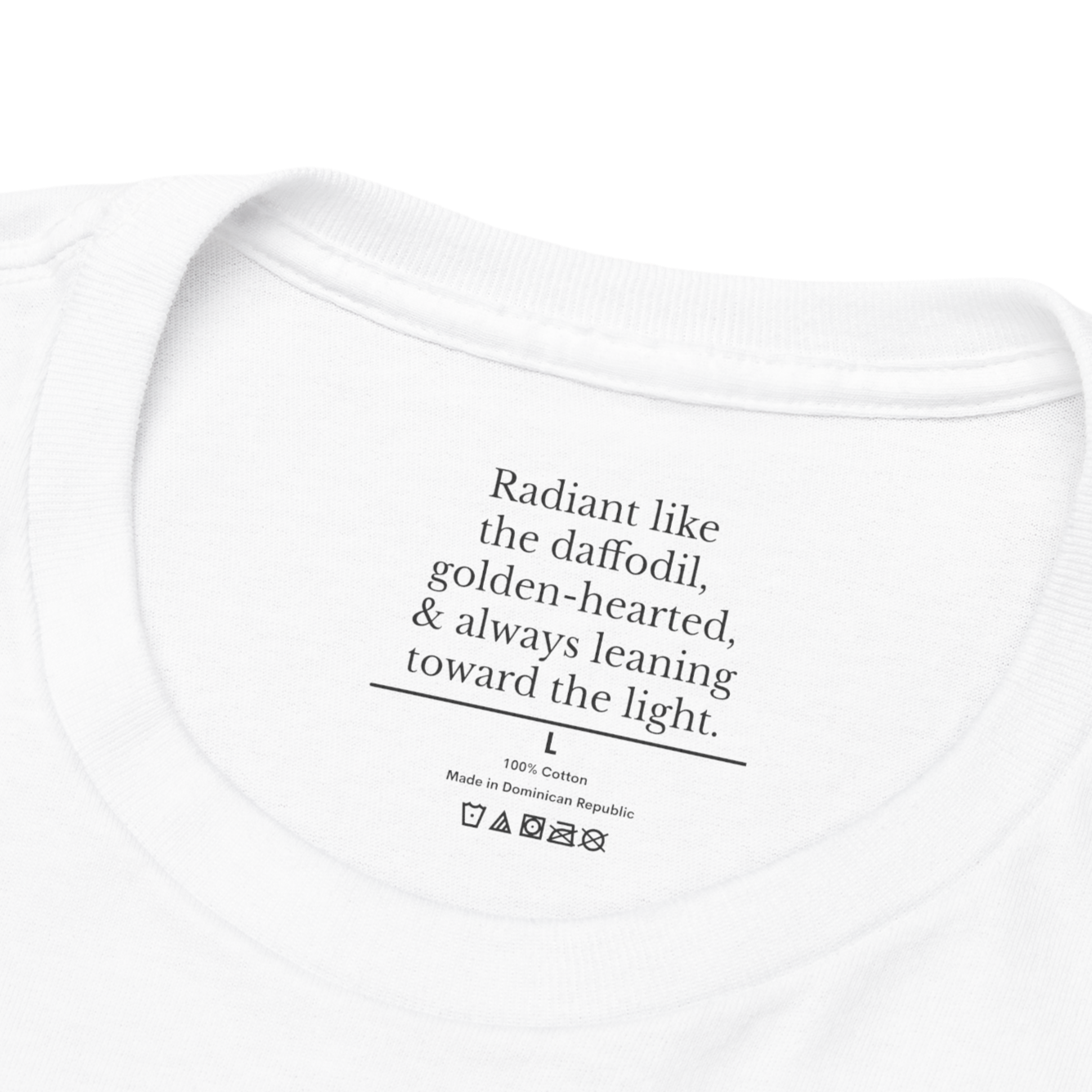 March Daffodil Birth Flower Tee | Minimalist Thoughtful Birthday Gift T-Shirt for Her