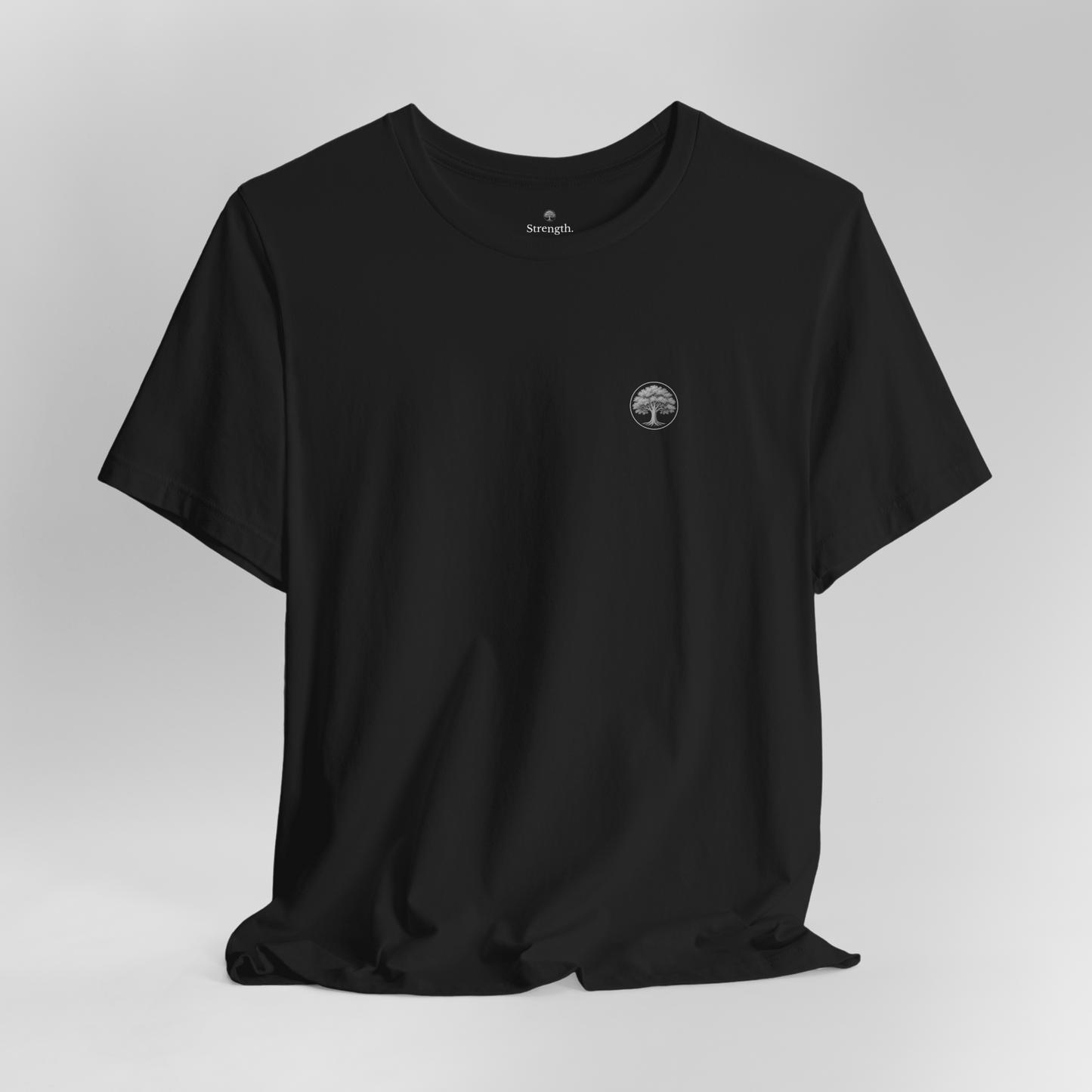 Oak Tree Tee | Minimalist Strength & Wisdom T-Shirt for Dad or Him