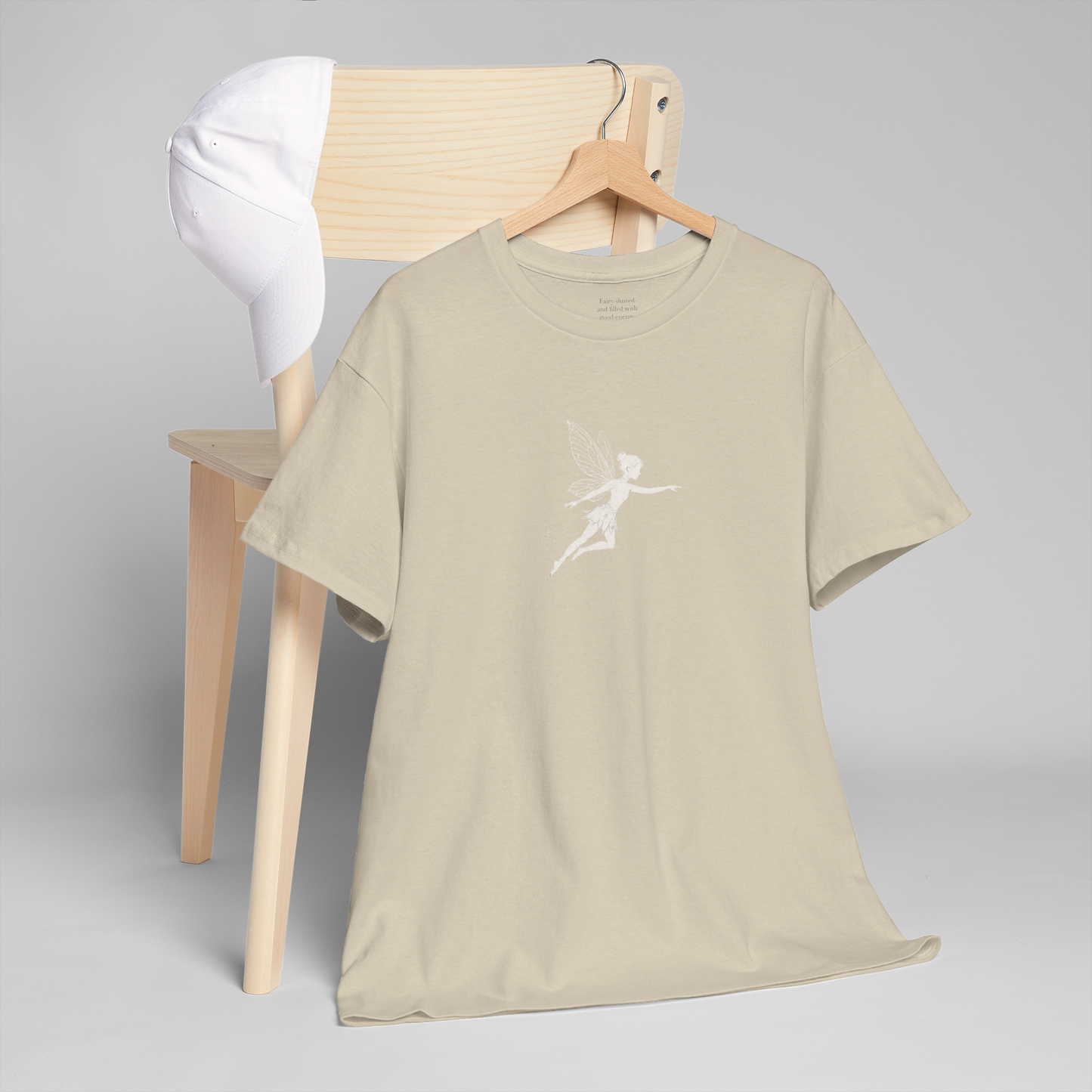 Fairy Tee | Minimalist Fairy Illustration Good Luck T-Shirt