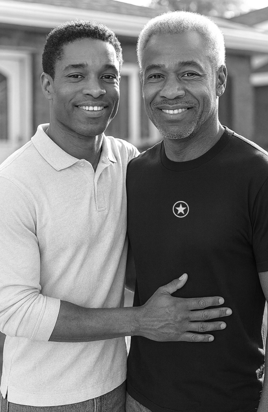 Hero Mentor Friend Tee | Minimalist Star Symbol Gift T-Shirt for Him