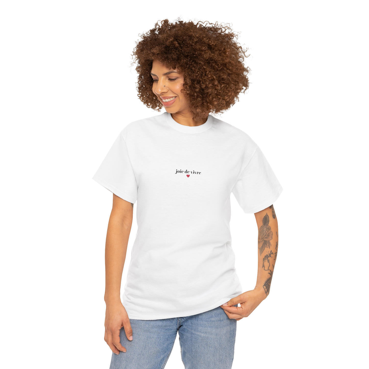 Joie de Vivre Tee | Life-Affirming Hidden Message T-Shirt