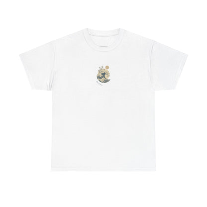 Ebb & Flow Tee | Hokusai Wave & Moon Inspirational T-Shirt