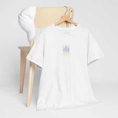 Flowers in the Window | July Larkspur New Mum Tee | Thoughtful Self-Care Gift T-Shirt