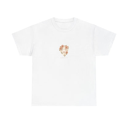 Serenity Tee | Floral Face Line Art Yoga & Meditation T-Shirt