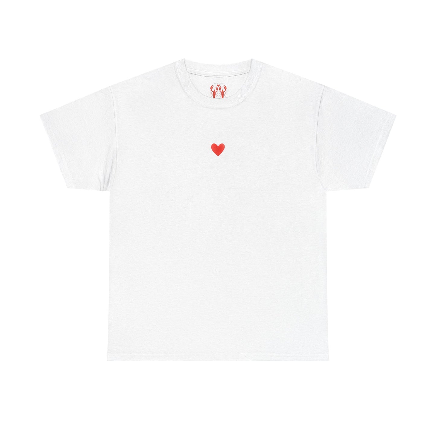 My Lobster Tee | Minimalist Valentine Hidden Message T-Shirt for Her