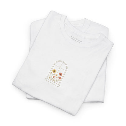 Flowers in the Window Tee | Self-Care Hidden Blessing New Mum Gift T-Shirt