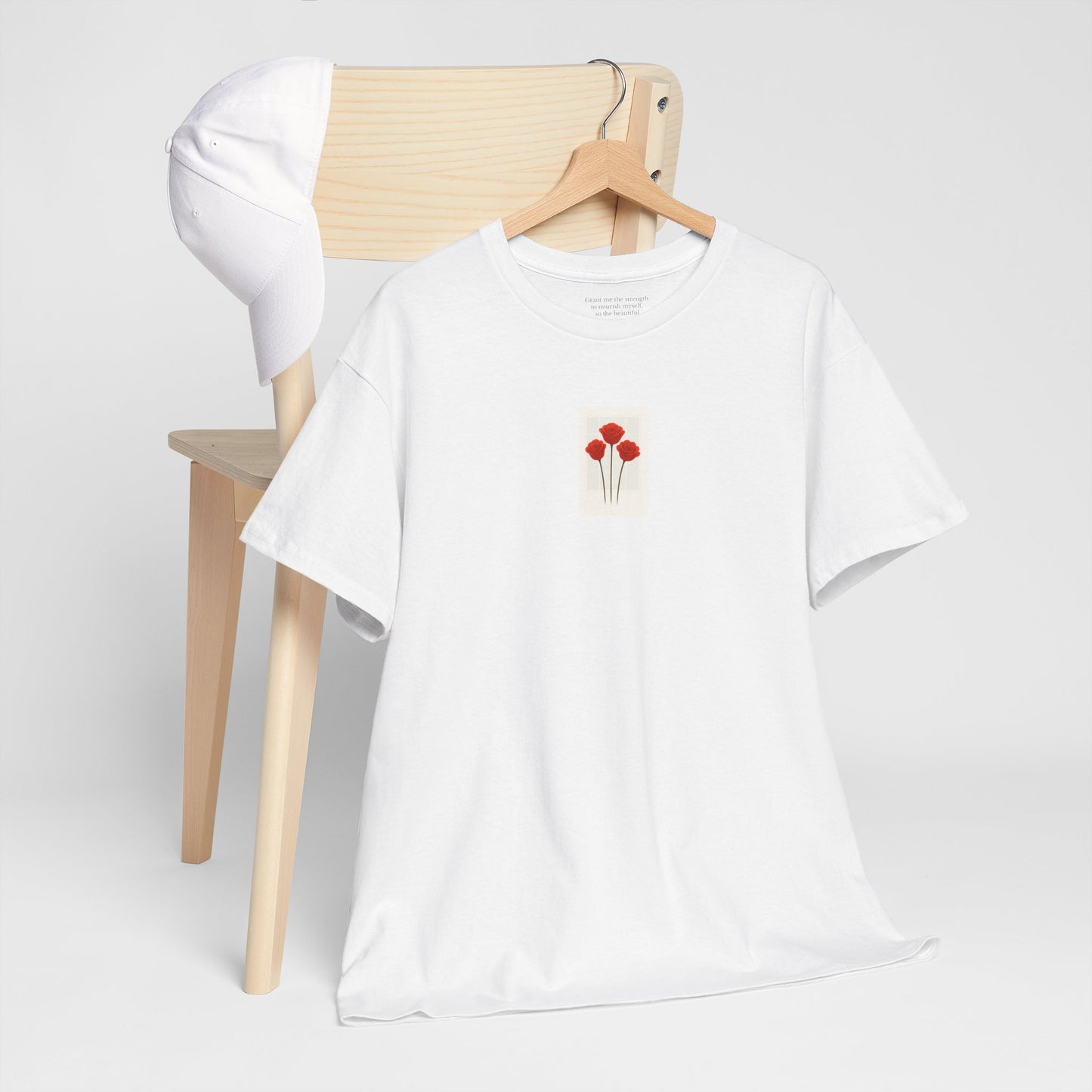 Flowers in the Window | June Rose New Mum Tee | Thoughtful Self-Care Gift T-Shirt