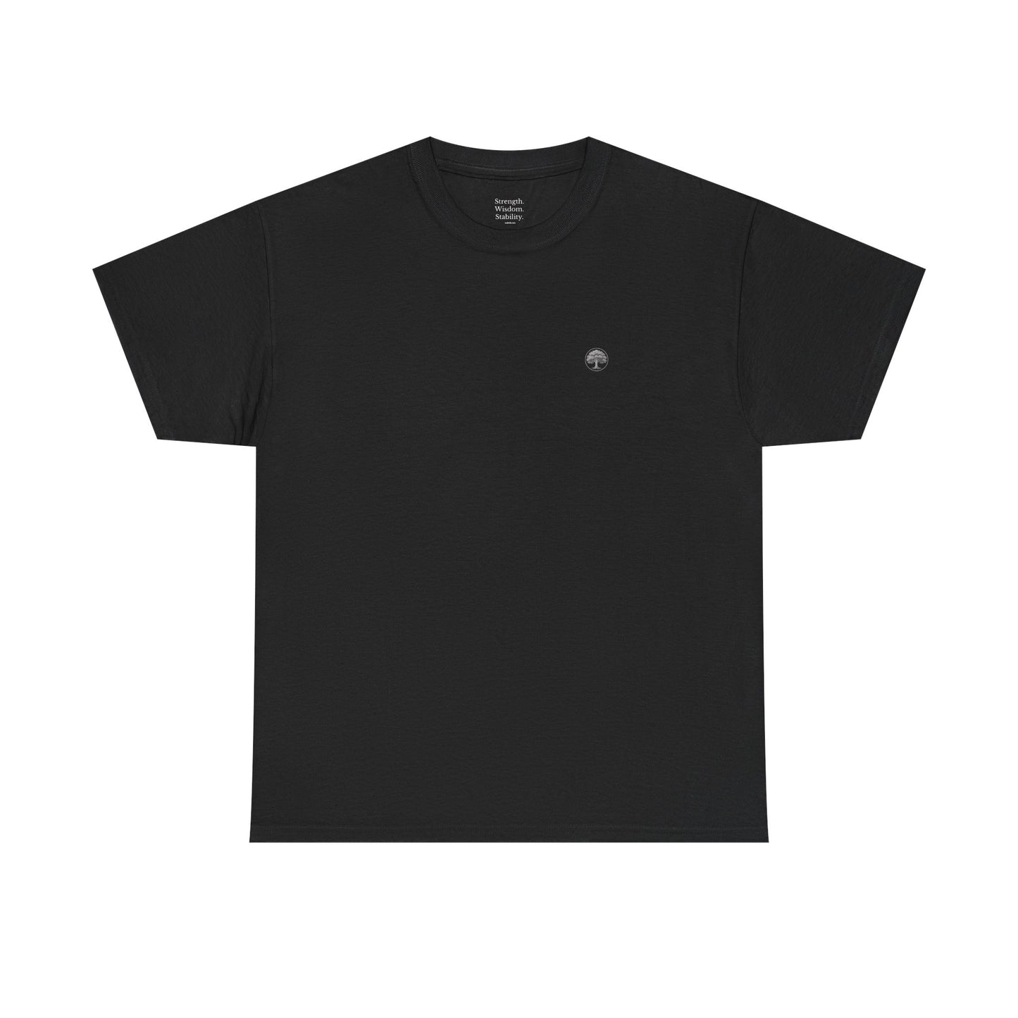 Oak Tree Tee | Strength Wisdom Stability Minimalist Gift T-Shirt for Dad or Him