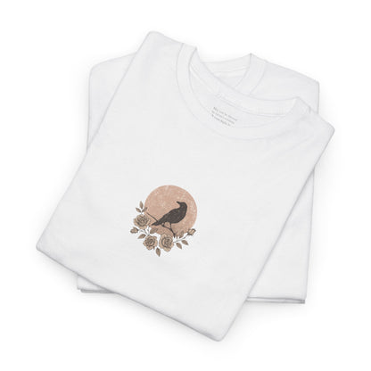 Raven Tee | Gothic Moon Halloween T-Shirt