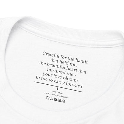 Hands That Held Me Tee | Heart, Hands & Poppy Heartfelt Gift for Mum T-Shirt