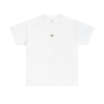 Heart Tee | Hearts and Stars Hidden Manifestation Message T-Shirt