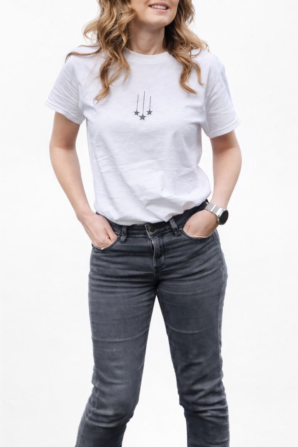 You’re My Person Tee | Minimalist Shooting Stars Hidden Message T-Shirt for Her