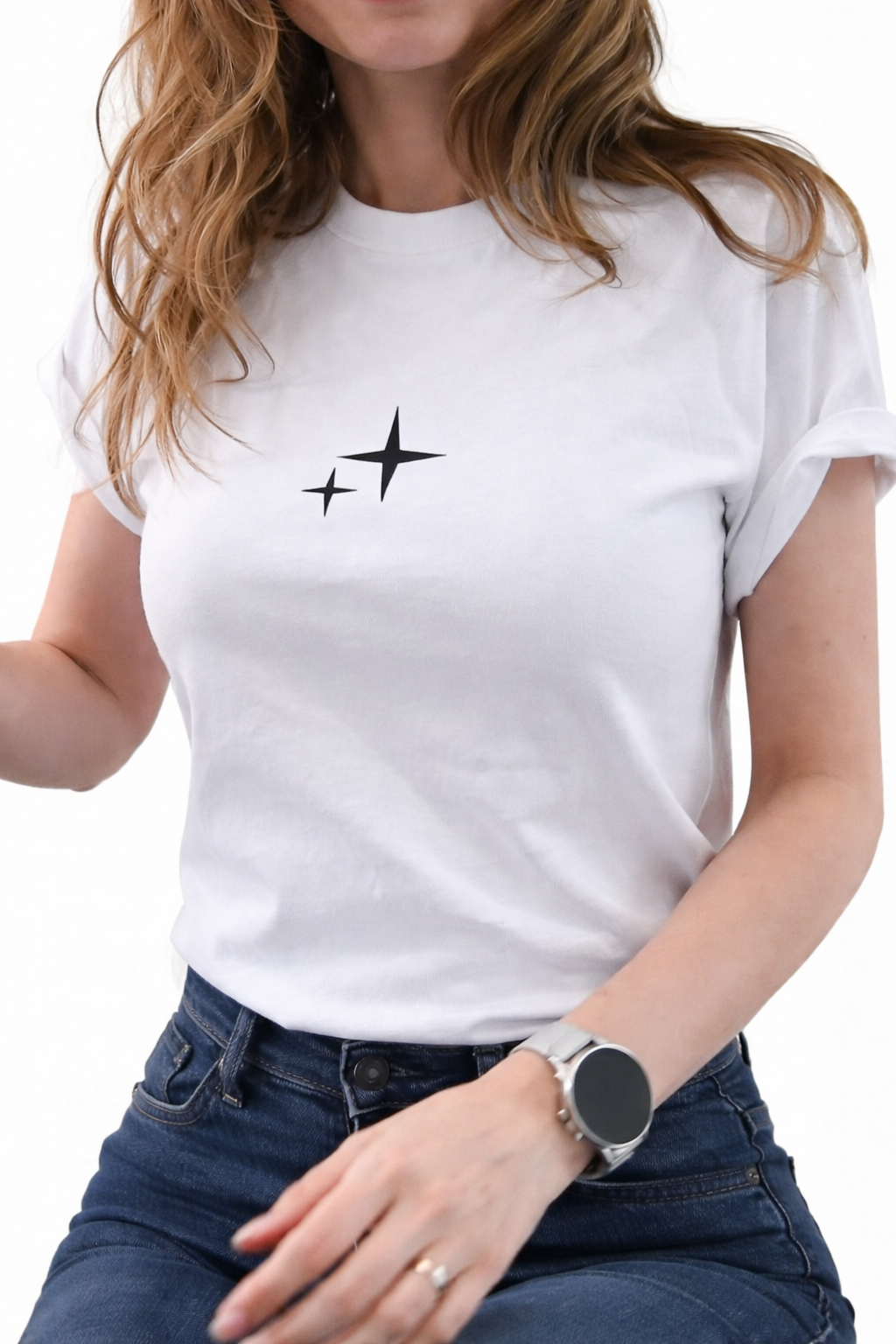 Written in the Stars Tee | Minimalist Romantic Hidden Message T-Shirt for Her