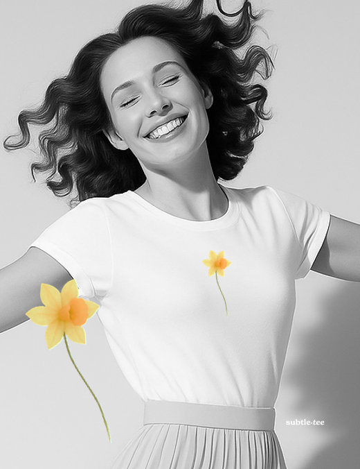 March Daffodil birth flower birthday T-shirt
