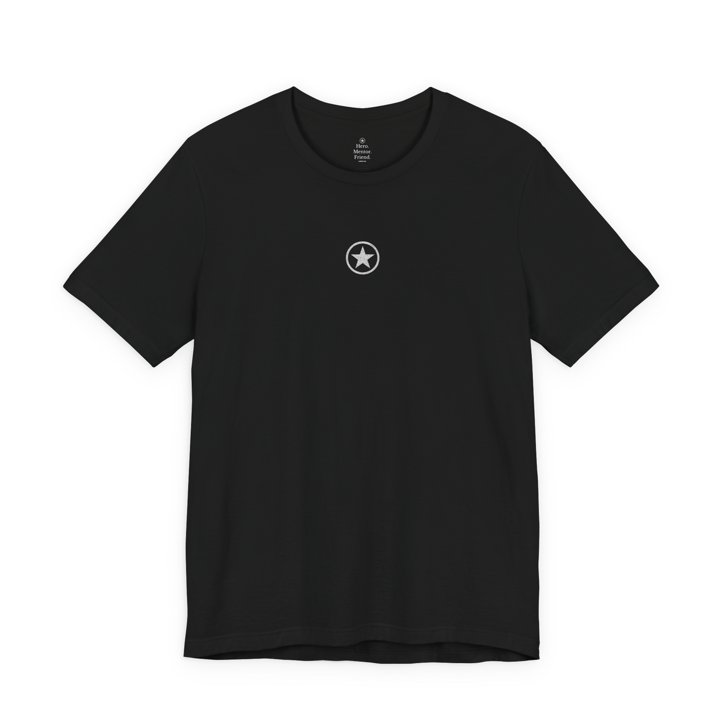 Hero Mentor Friend Tee | Minimalist Star Symbol Gift T-Shirt for Him