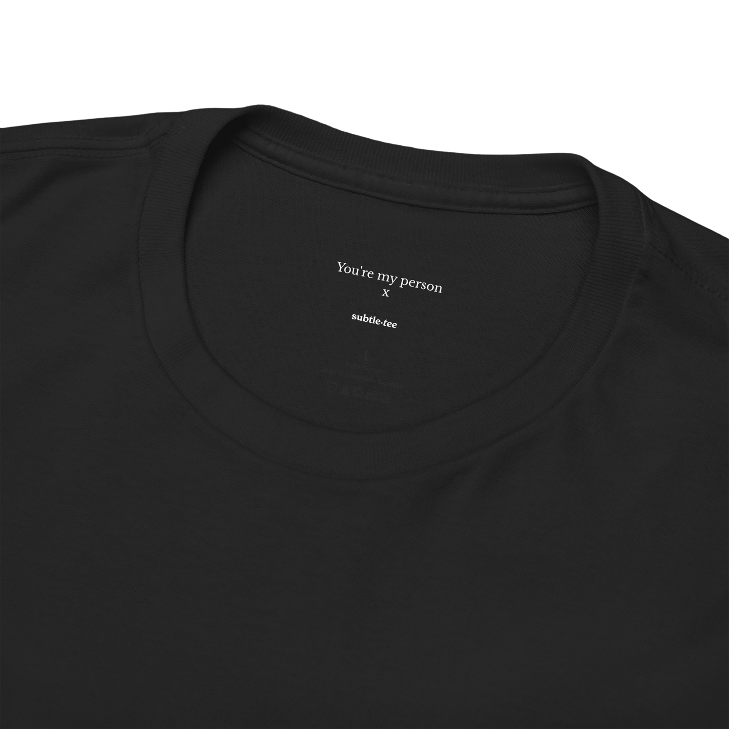 You’re My Person Tee | Minimalist Shooting Star Hidden Message T-Shirt for Him