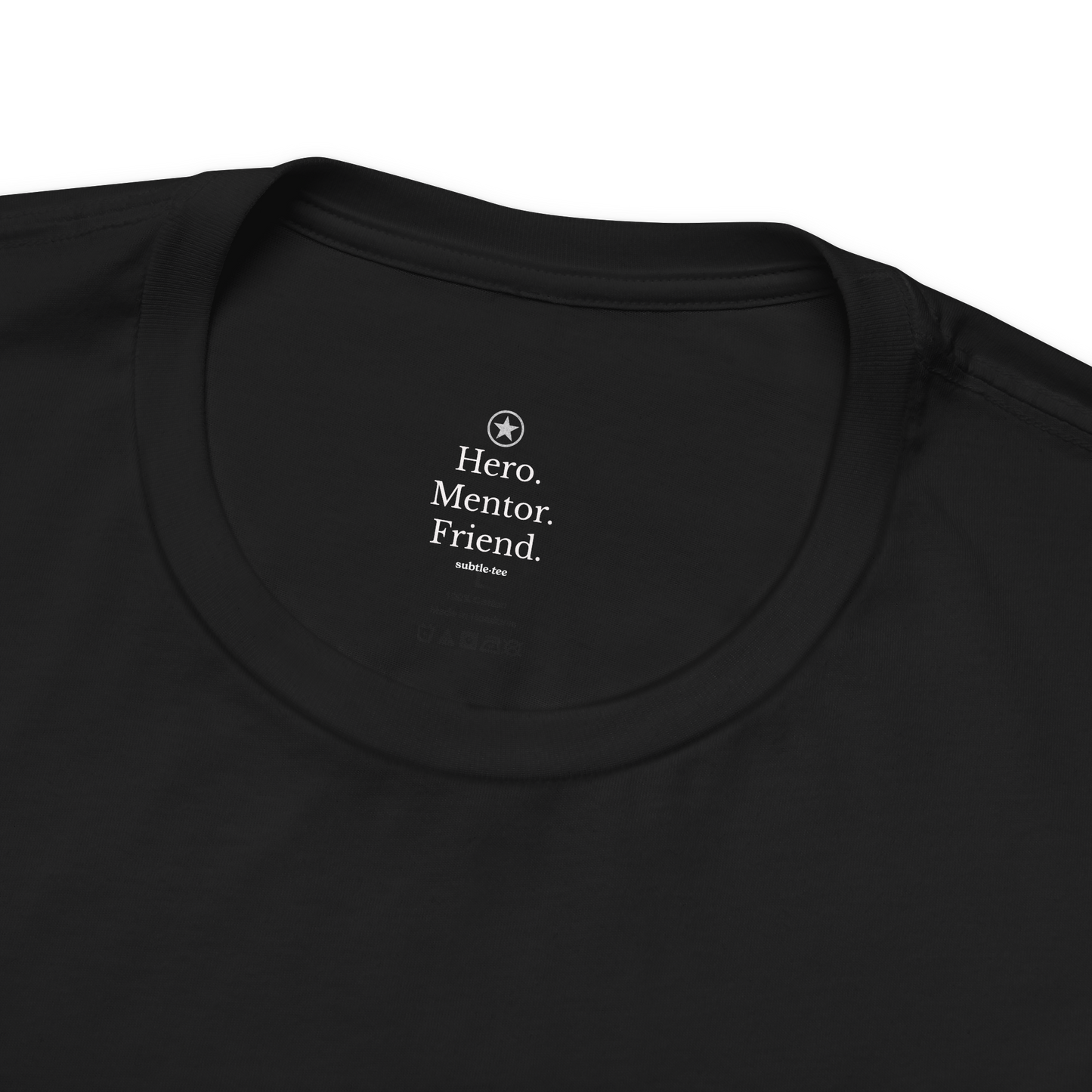 Hero Mentor Friend Tee | Minimalist Star Symbol Gift T-Shirt for Him