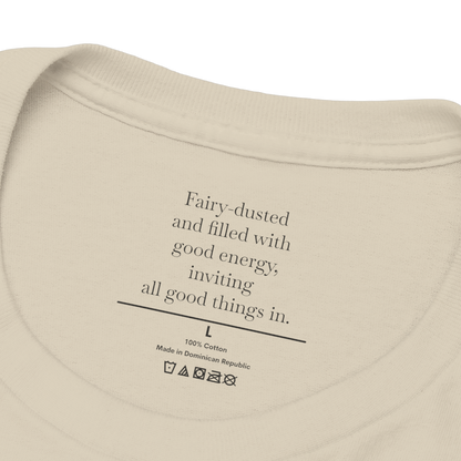 Fairy Tee | Minimalist Fairy Illustration Good Luck T-Shirt