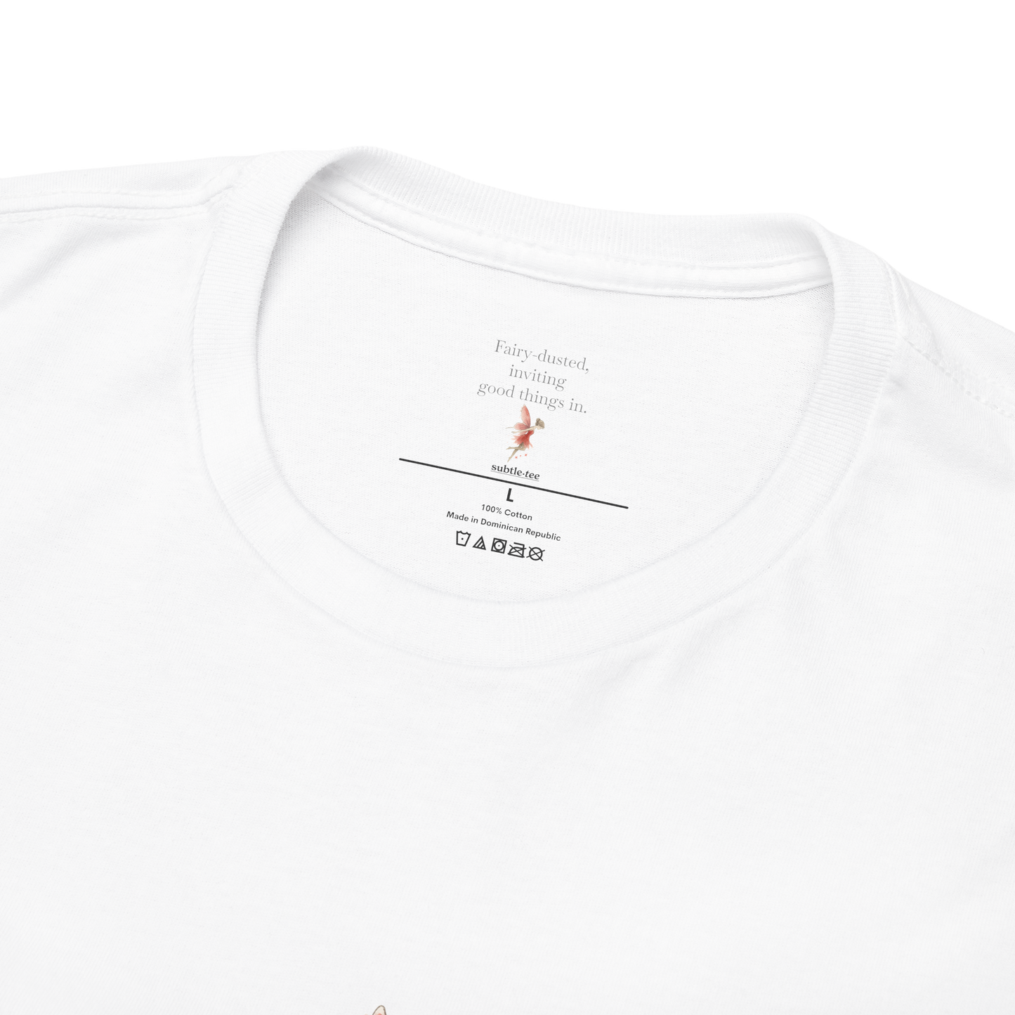 Fairy Tee | Minimalist Fairy Illustration Good Luck T-Shirt