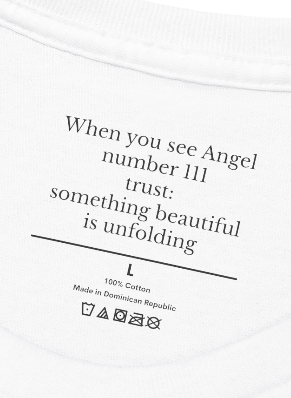 Angel Tee | Cherub 111 Angel Number Spiritual T-Shirt