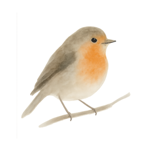 Robin Tee | Minimalist Christmas Hidden Message T-Shirt