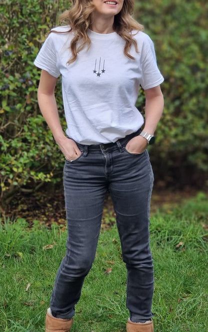 You’re My Person Tee | Minimalist Shooting Stars Hidden Message T-Shirt for Her