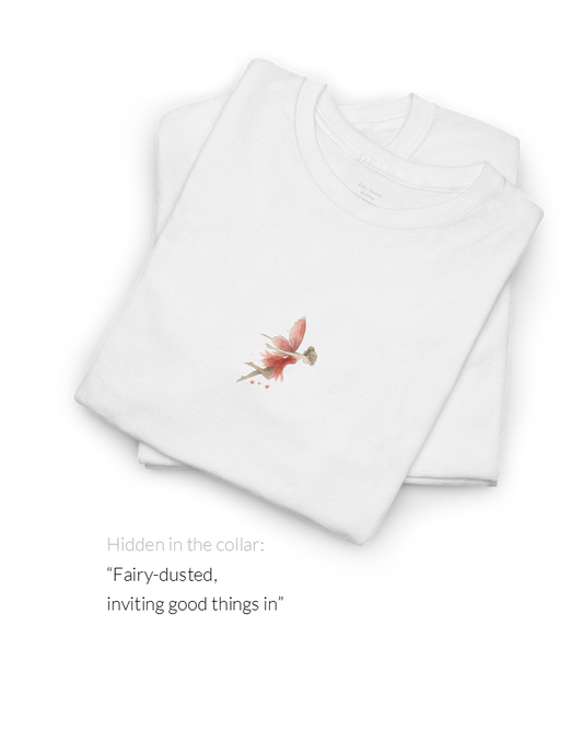 Fairy Tee | Minimalist Fairy Illustration Good Luck T-Shirt