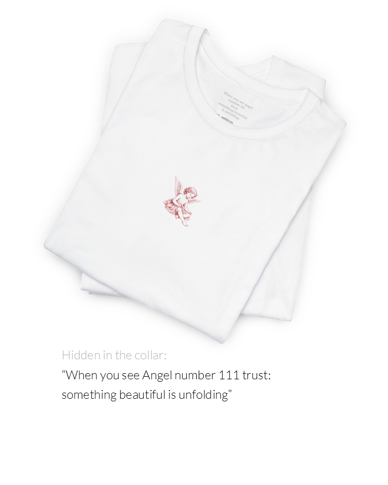 Angel Tee | Cherub 111 Angel Number Spiritual T-Shirt