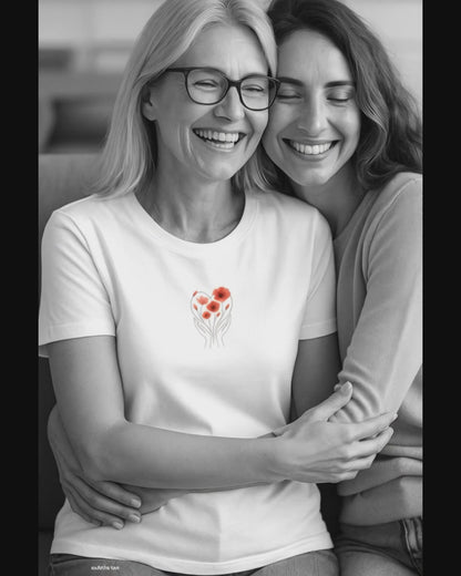Hands That Held Me Tee | Heart, Hands & Poppy Heartfelt Gift for Mum T-Shirt
