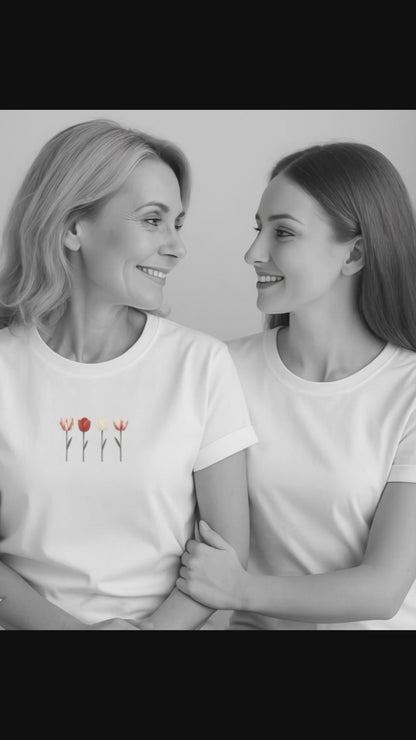 My Safe Place Tee | Tulip Watercolour Gift for Her T-Shirt