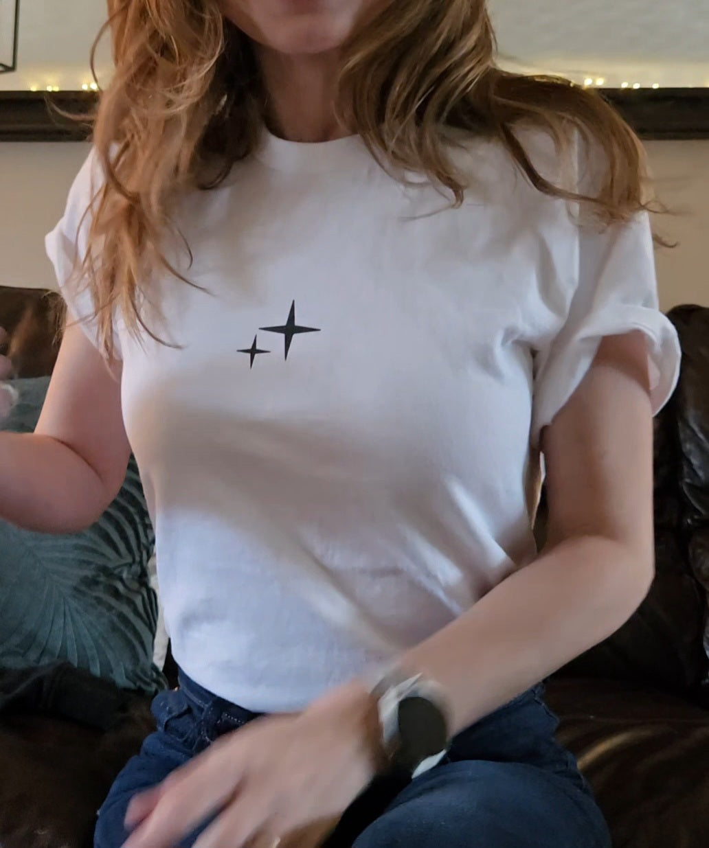 Written in the Stars Tee | Minimalist Romantic Hidden Message T-Shirt for Her