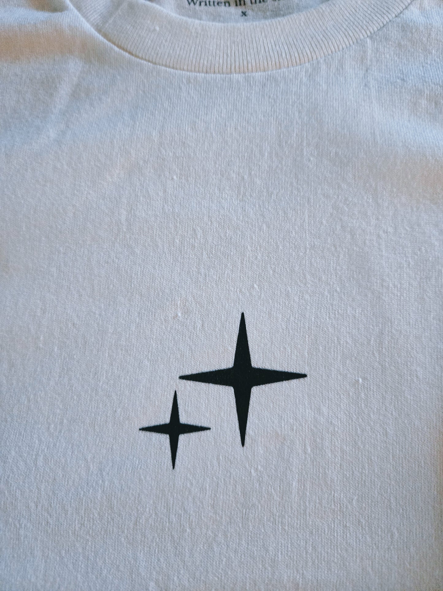 Written in the Stars Tee | Minimalist Romantic Hidden Message T-Shirt for Her