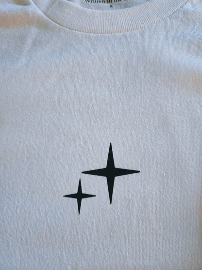 Written in the Stars Tee | Minimalist Romantic Hidden Message T-Shirt for Her