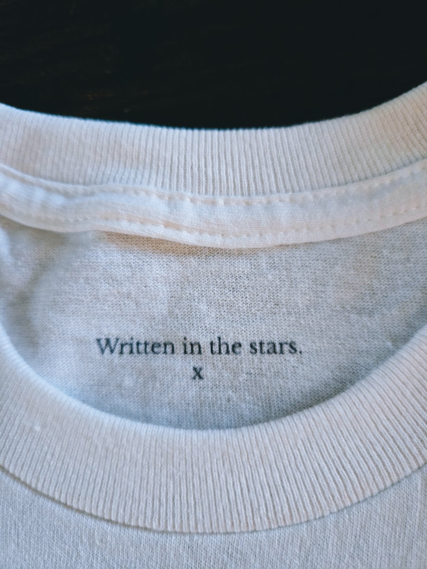 Written in the Stars Tee | Minimalist Romantic Hidden Message T-Shirt for Her